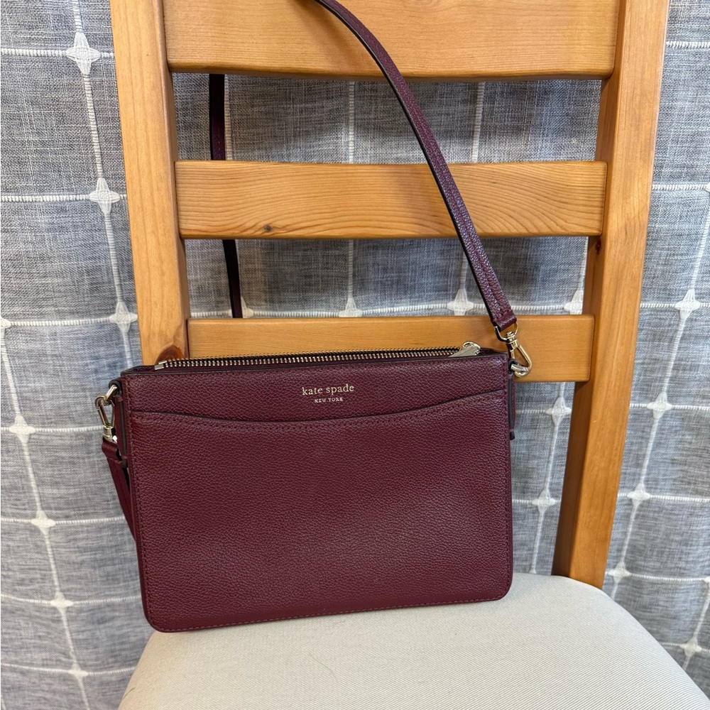 Kate Spade purse - small crossbody maroon